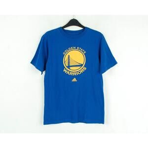Golden State Warriors Tee Mens S T-Shirt Jersey Nba Blue Top Neck